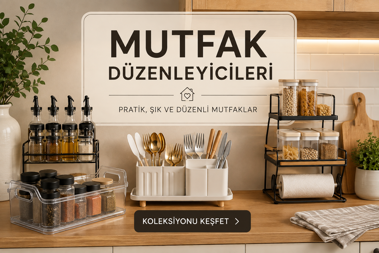 🍳 Mutfak Düzenleyicileri & Aksesuarları