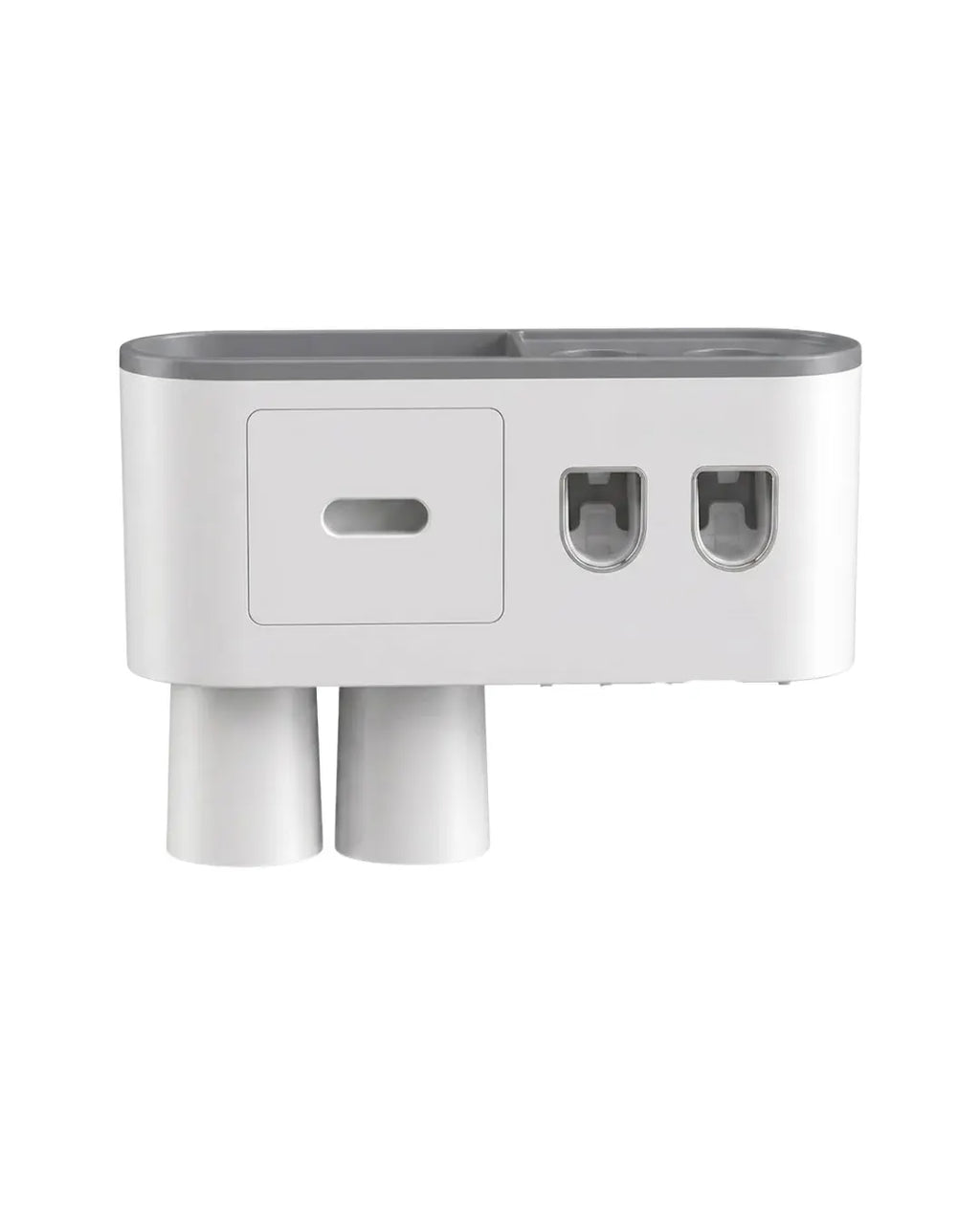 Çift Dispenserli Diş Macunu Sıkacağı 6 Fırçalık Bardaklı Banyo Organizer ürün görseli