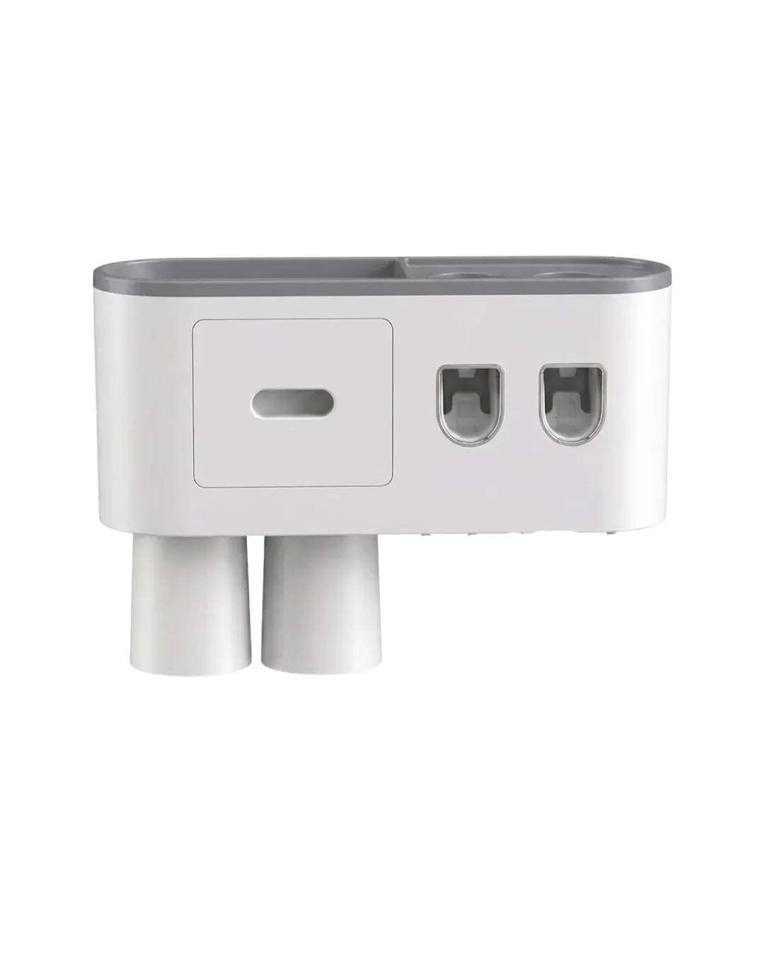 Çift Dispenserli Diş Macunu Sıkacağı 6 Fırçalık Bardaklı Banyo Organizer ürün görseli