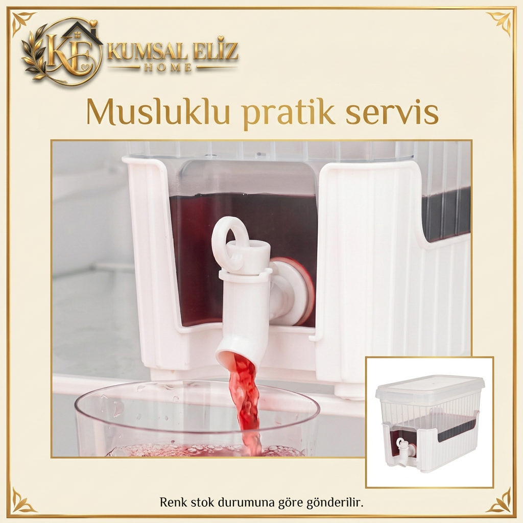 Su ve meşrubat sebilinin musluk ve servis detayı